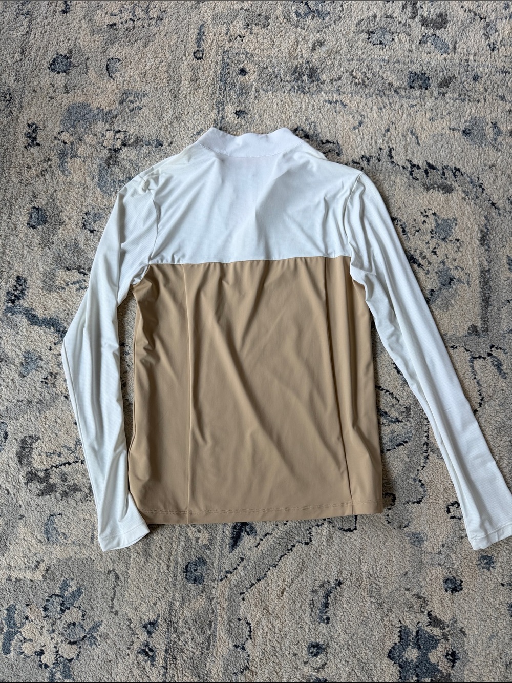 Tan and White Hannah Childs Sun Shirt - Picture 3 of 3